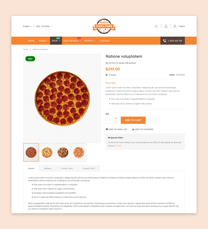 Product Page