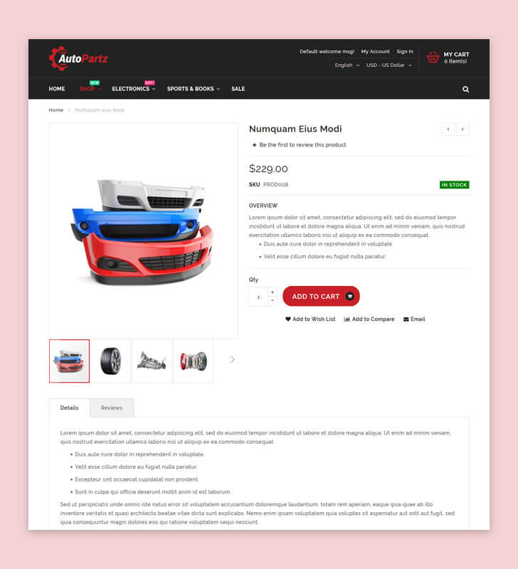 Product Page