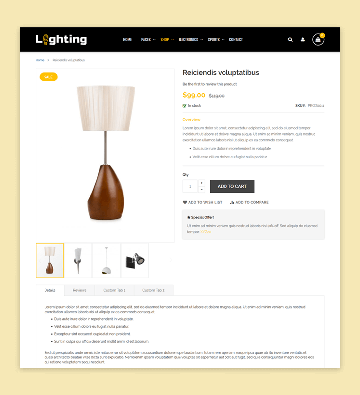 Product Page