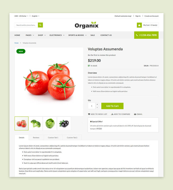 Product Page