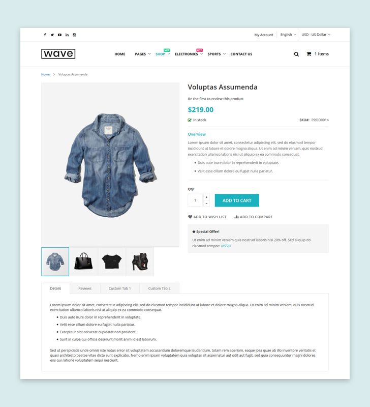 Product Page
