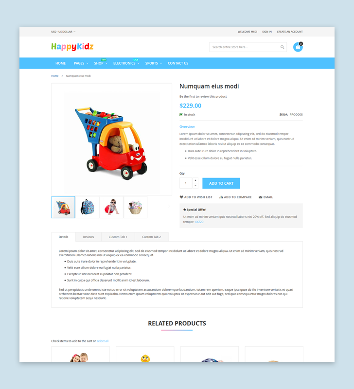 Product Page