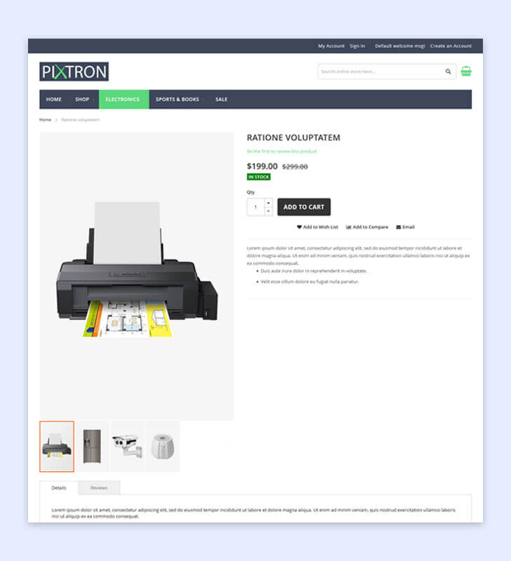 Product Page