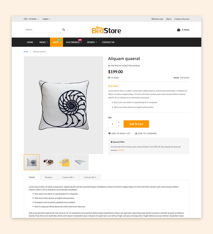 Product Page