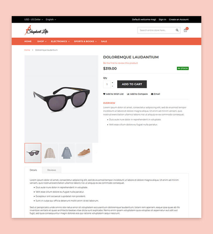 Product Page