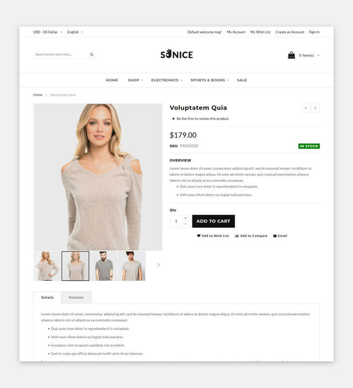 Product Page