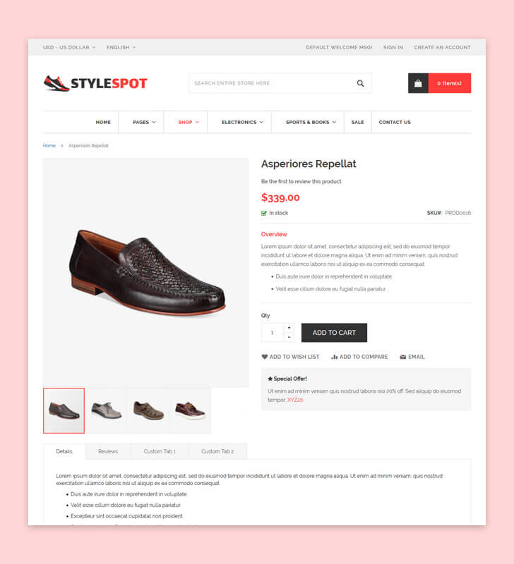 Product Page