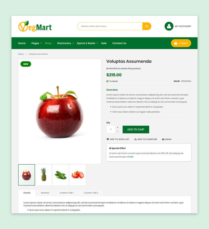 Product Page