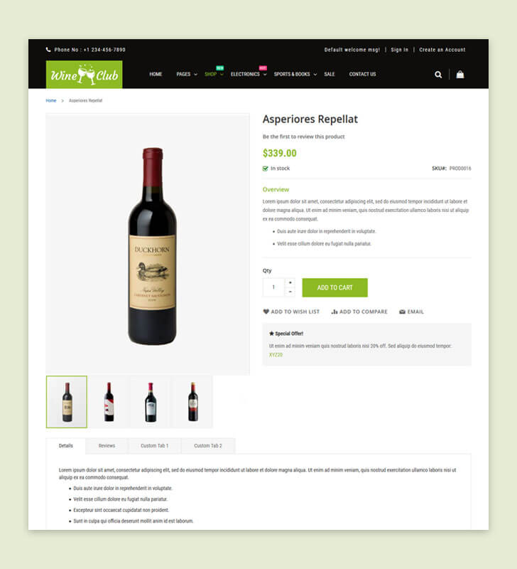 Product Page