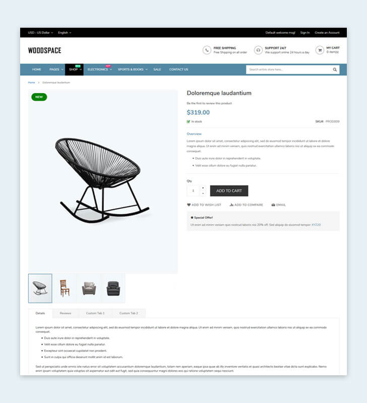 Product Page