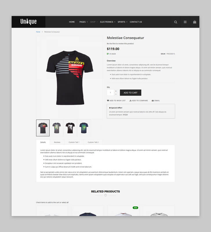 Product Page