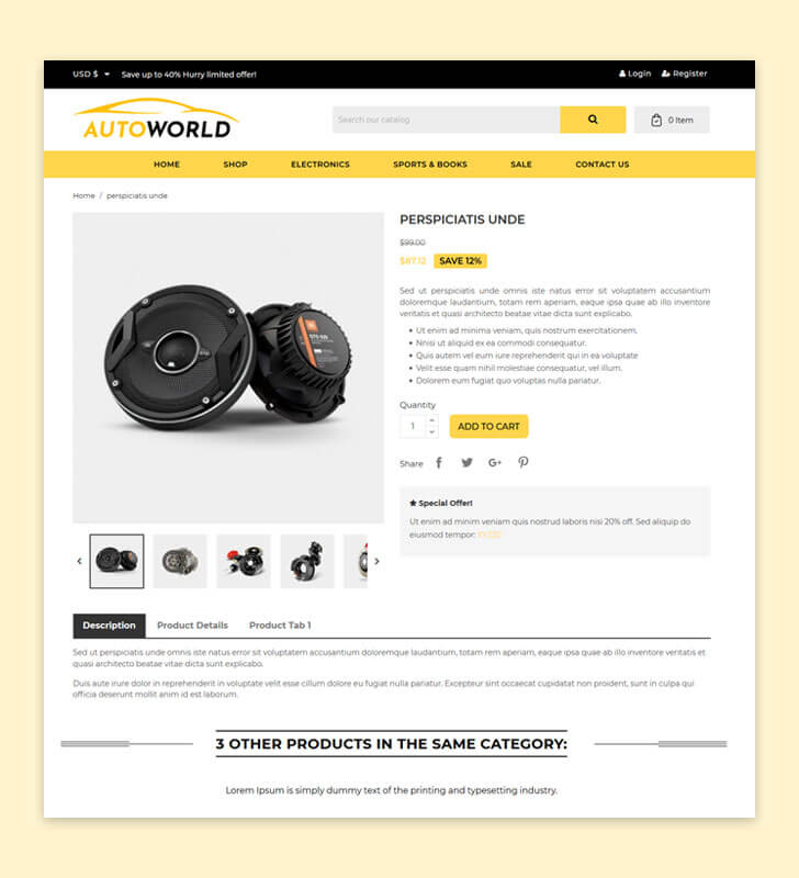 Product Page