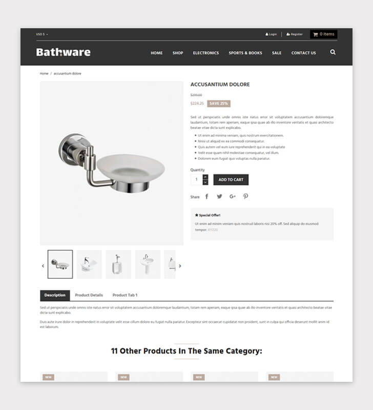 Product Page