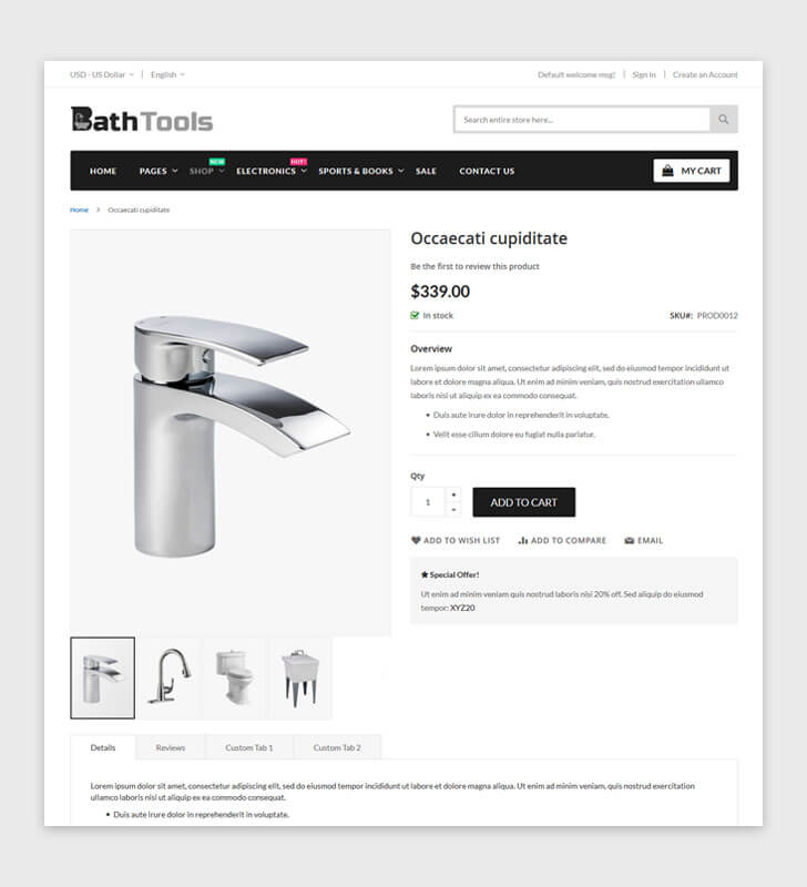 Product Page