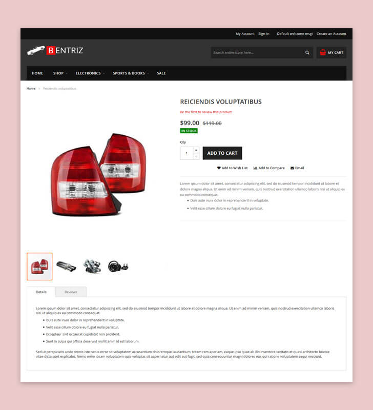 Product Page
