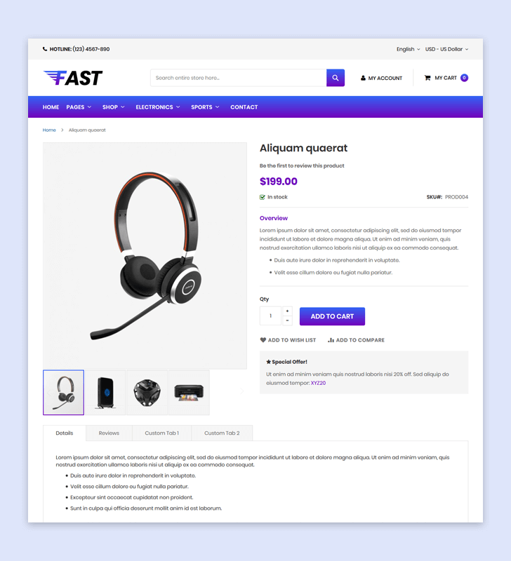 Product Page