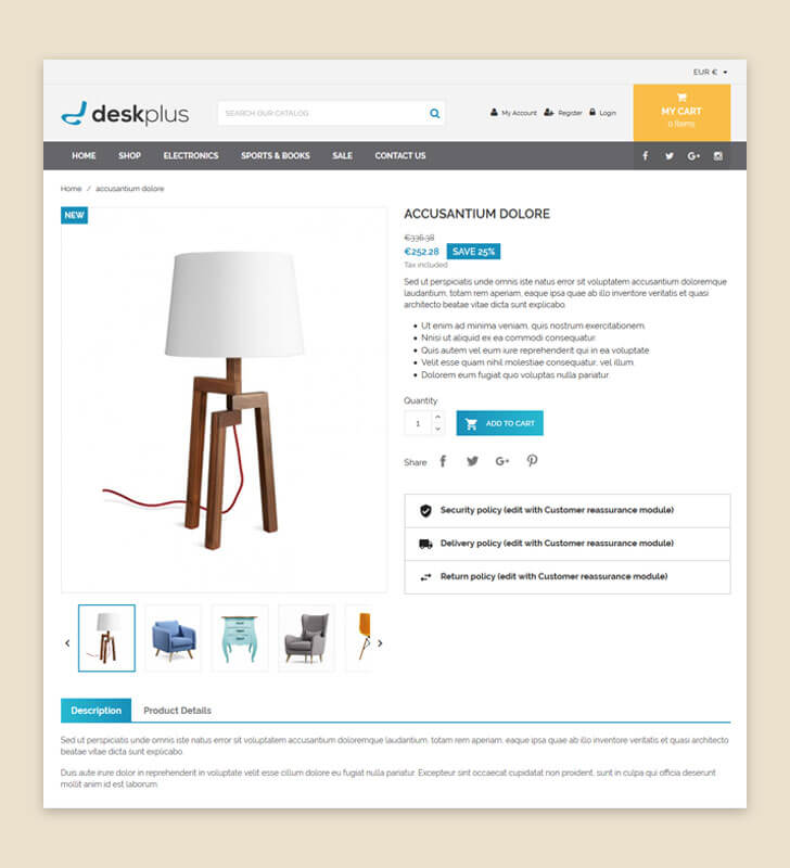 Product Page