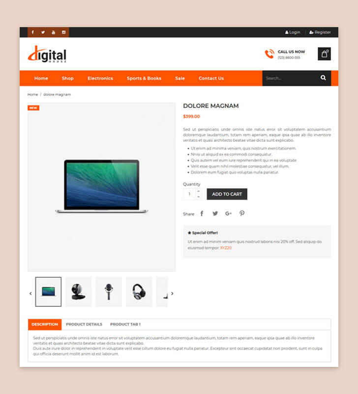 Product Page