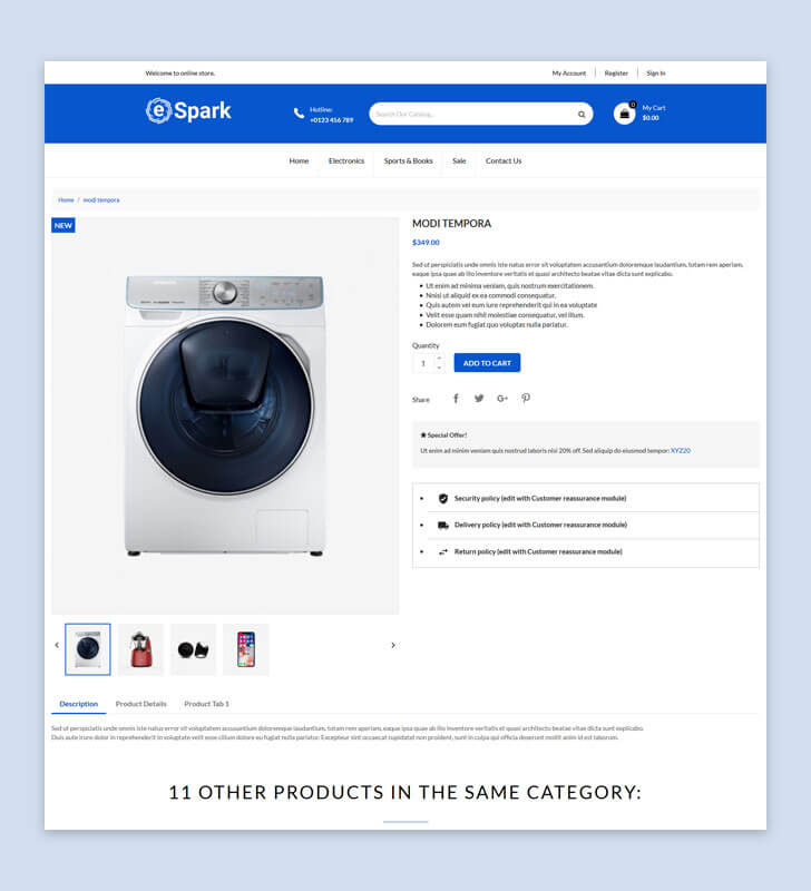Product Page