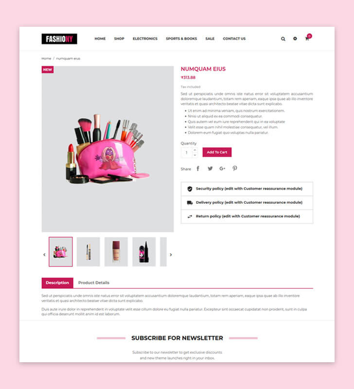 Product Page
