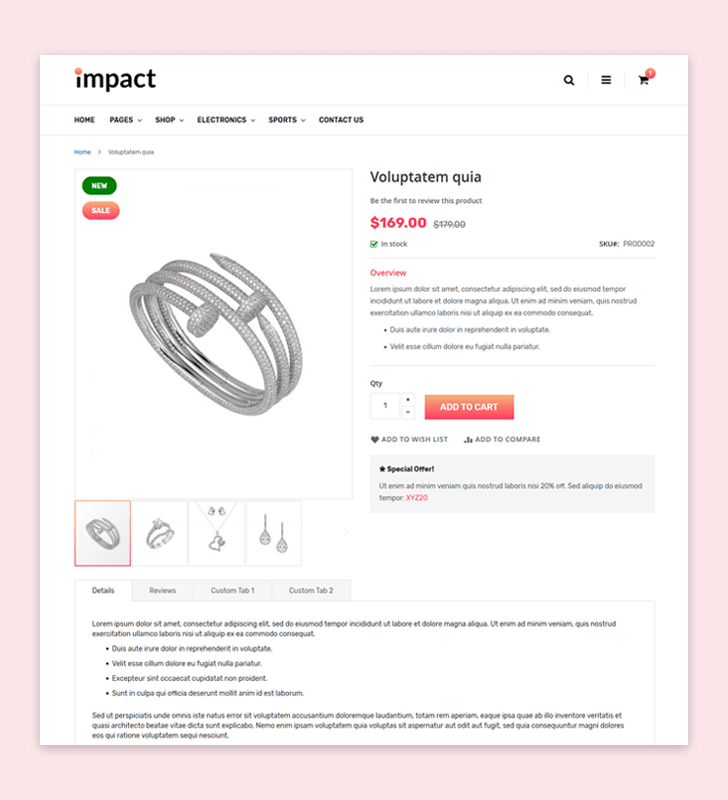 Product Page
