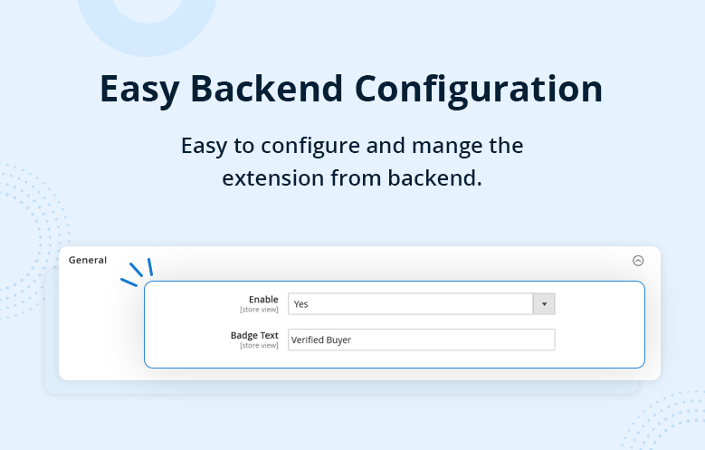 Easy Backend Configuration