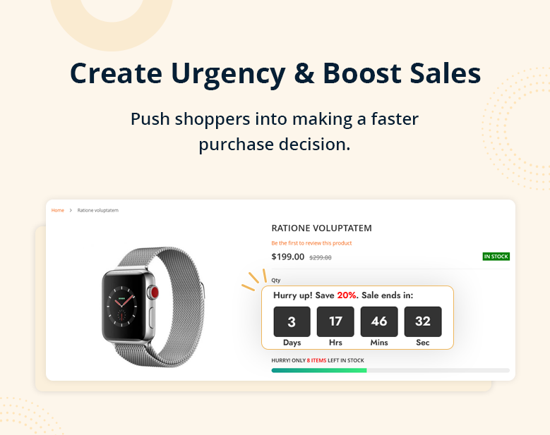 Create Urgency & Boost Sales