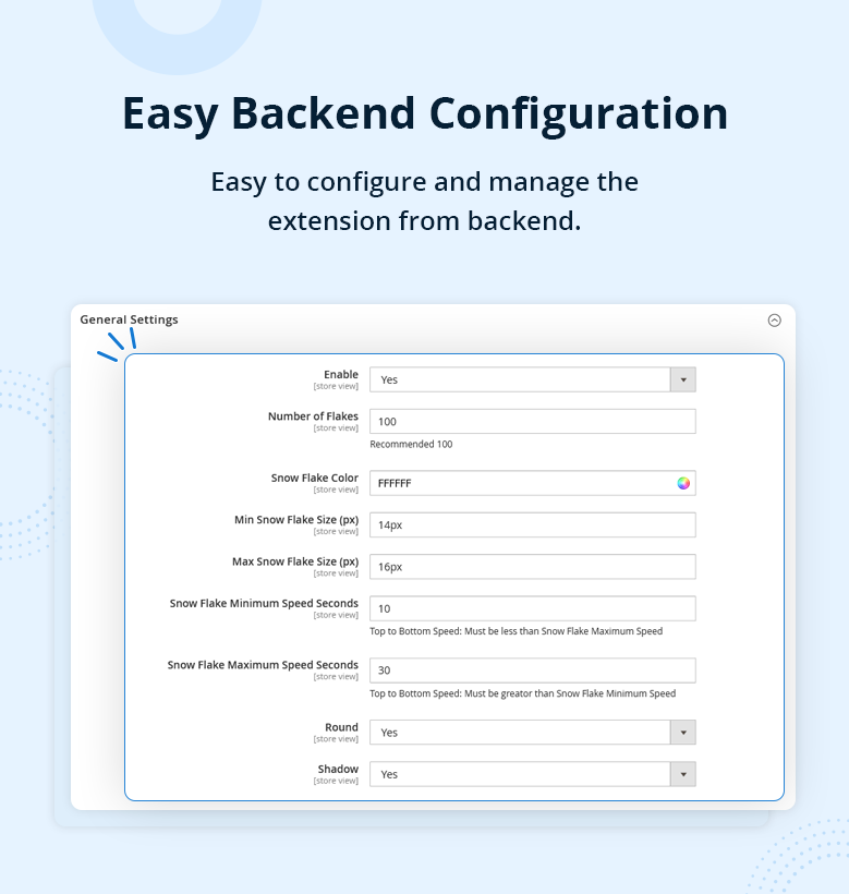 Easy Backend Configuration