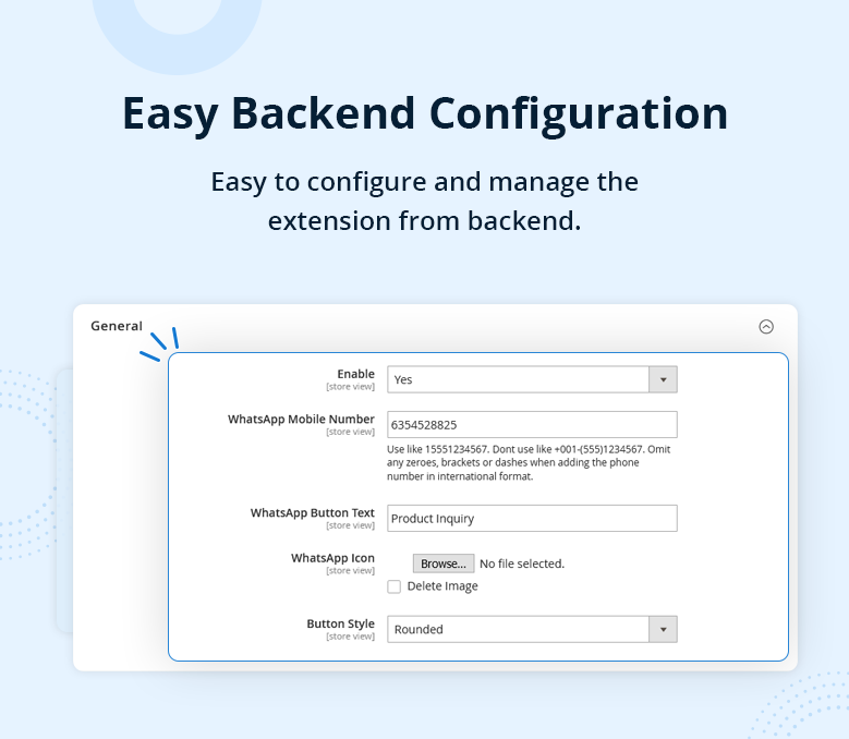 Easy Backend Configuration
