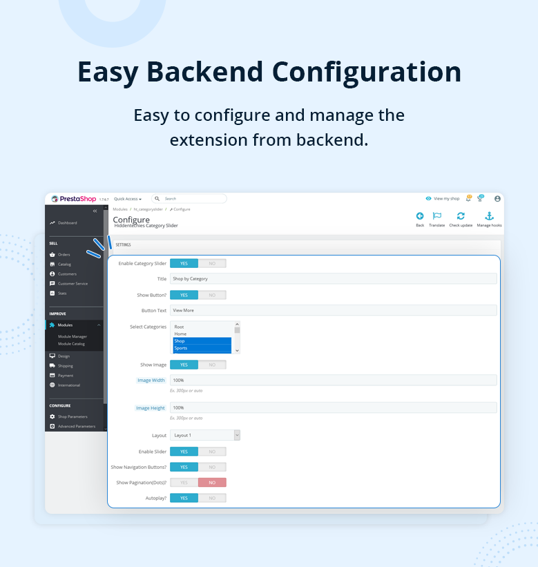 Easy Backend Configuration