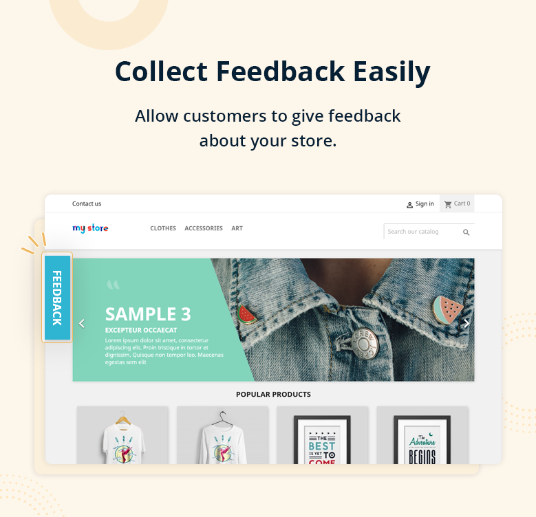 Collect Feedback Easily