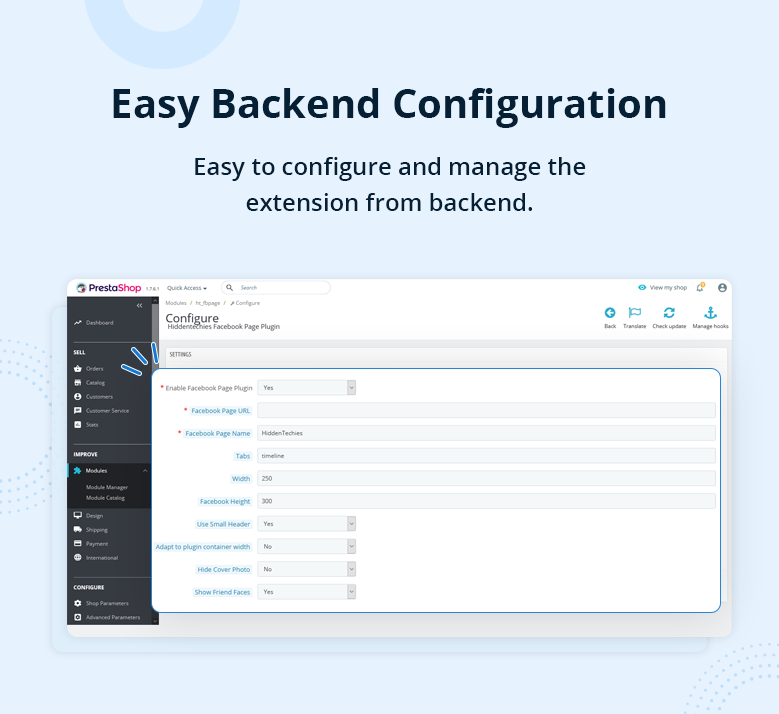 Easy Backend Configuration
