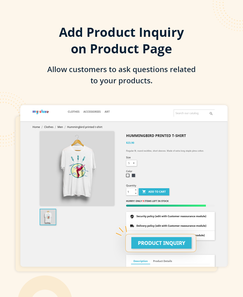 Product Inquiry PrestaShop Module