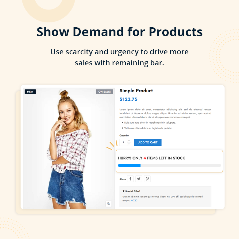 Show Demand for Products