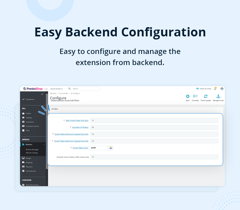 Easy Backend Configuration