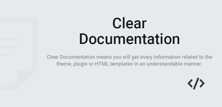 Clear Documentation Magento 2 Theme