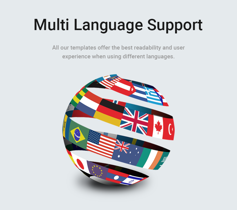 Multi Language Support Magento 2 Theme