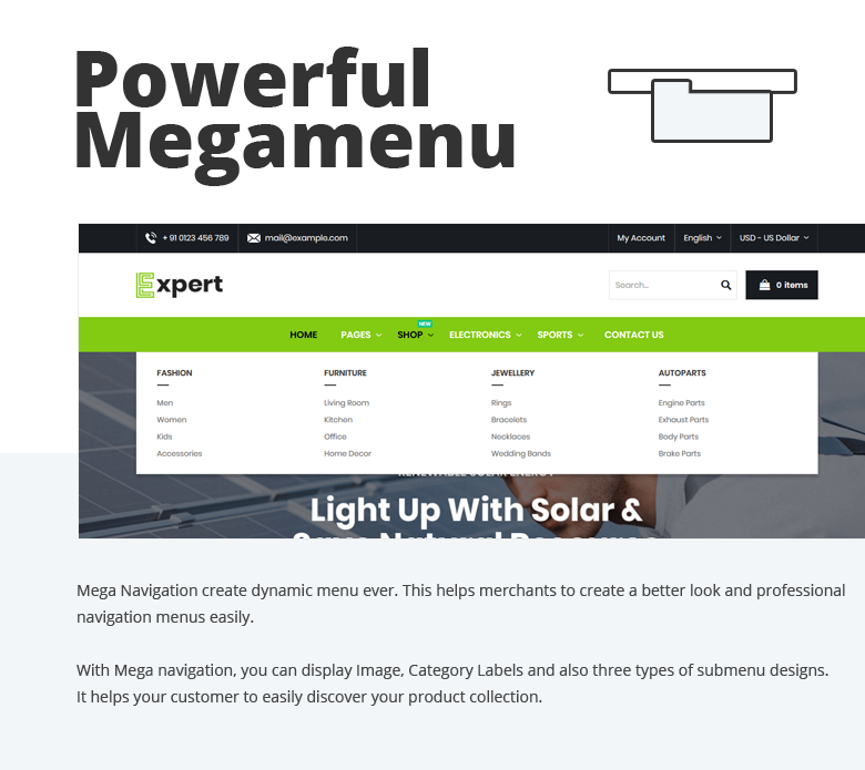 Expert – Multipurpose Responsive Magento 2 Theme