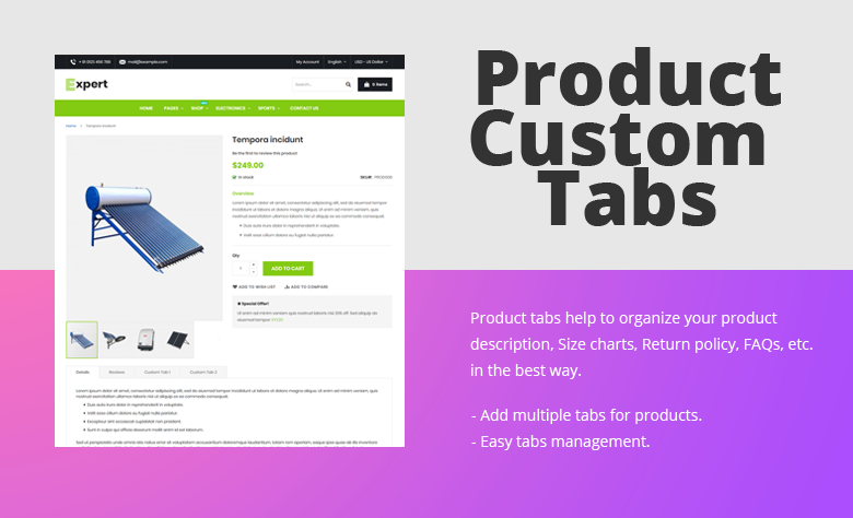 Expert – Multipurpose Responsive Magento 2 Theme