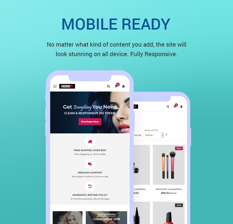 Fashiony - MultiPurpose Responsive Magento 2 Theme