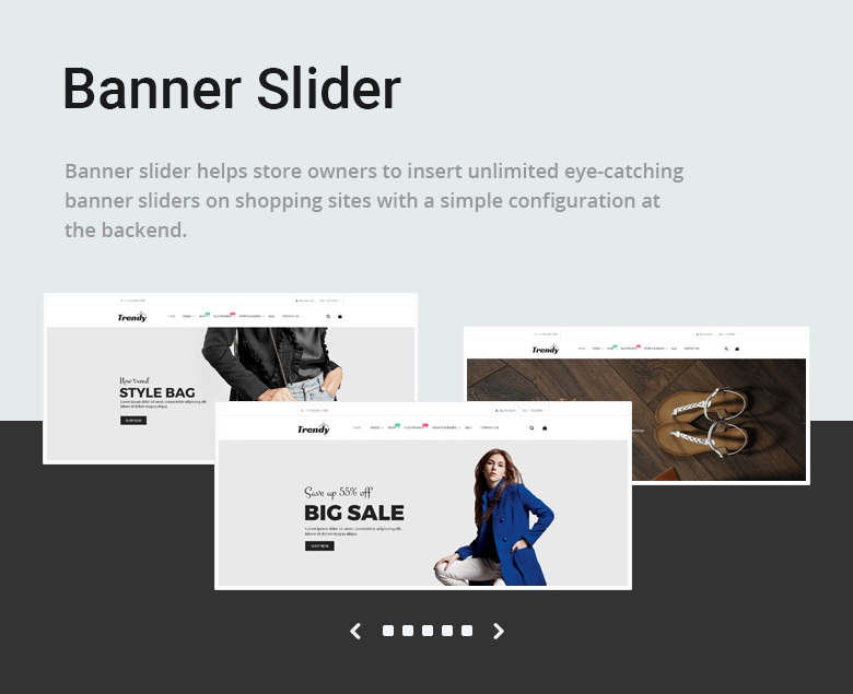 Banner Slider Magento 2 Theme