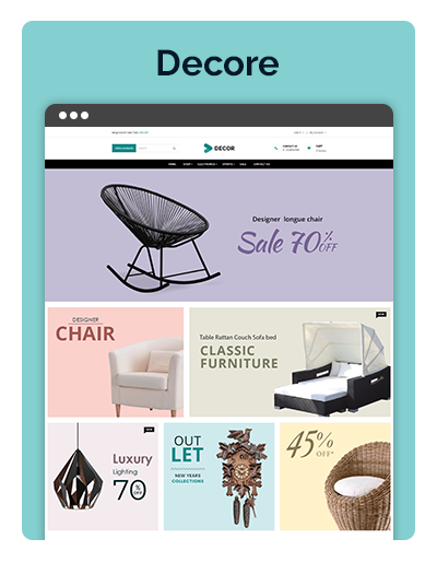 Apparel Decore Layout