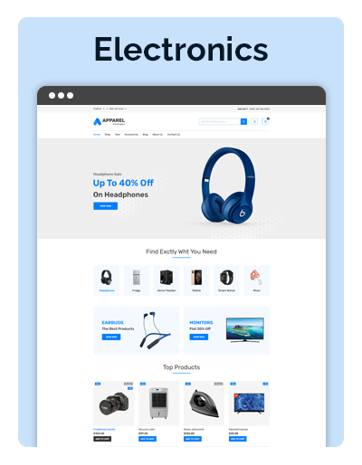 Apparel Electronics Layout