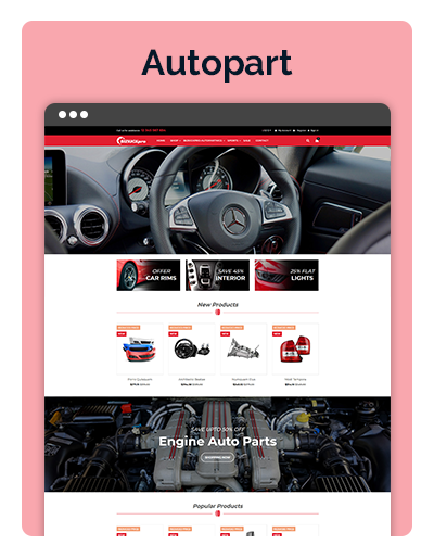 Bizkick Autopart Layout