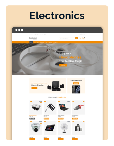 Bizkick Electronics Layout