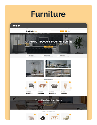 Bizkick Furniture Layout