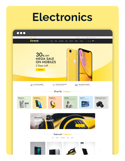 Etrend Electronics Layout