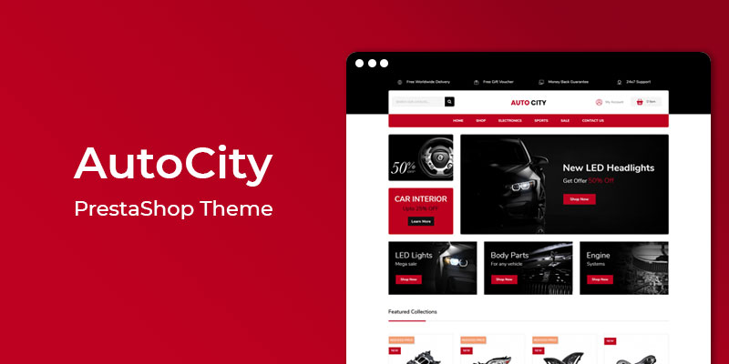 AutoCity - Auto Store Responsive Prestashop Theme