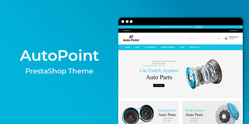 AutoPoint - Auto Parts Responsive Prestashop Theme