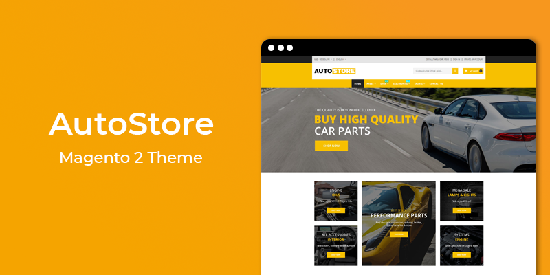 AutoStore - Auto Parts Responsive Magento 2 Theme
